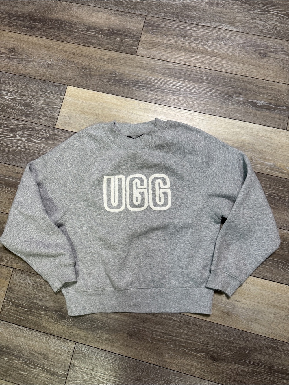 UGG Grey Crewneck Sweatshirt with White Logo